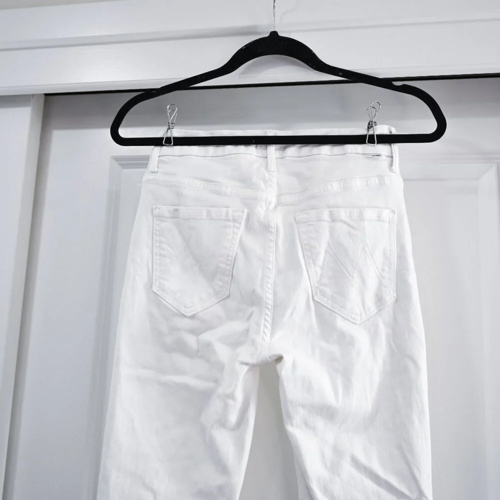 MOTHER Size 25 High Waisted Looker Ankle Fray in Fairest of Them All - Picture 9 of 13